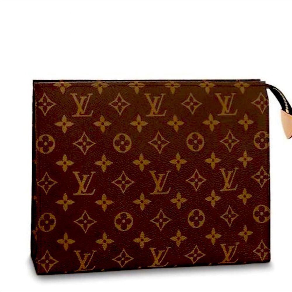 LOUIS VUITTON Monogram Toiletry Pouch Cosmetic bag 26